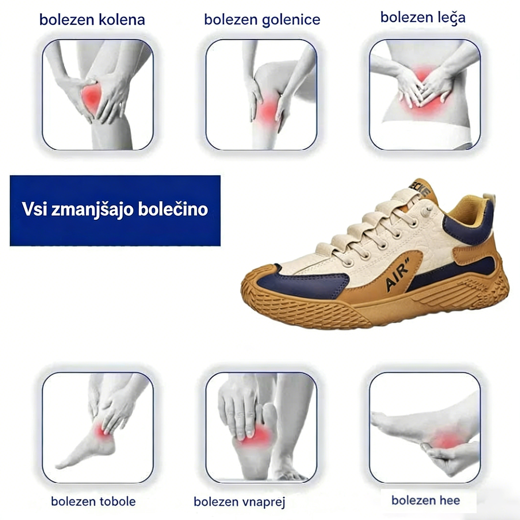 【🎁 Nove stranke uživajo 50 % popusta! Ne zamudite!】CLOUNDE® Ergonomski ortopedski čevlji | Podpora za stopalni lok | Vrhunsko usnje 👞