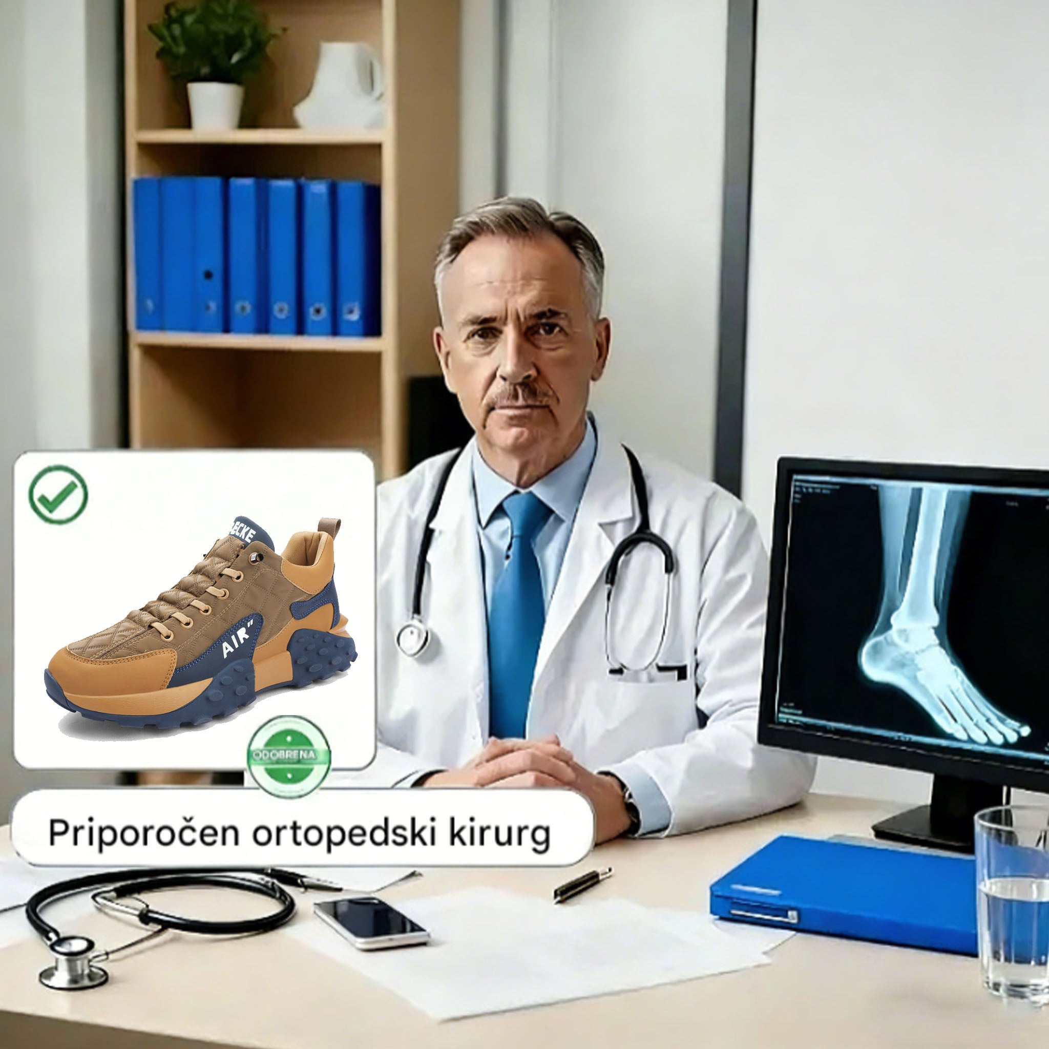CLOUNDE® - Medicinski športni čevlji za starejše | Lajšanje bolečin | Mehka penasta podplat