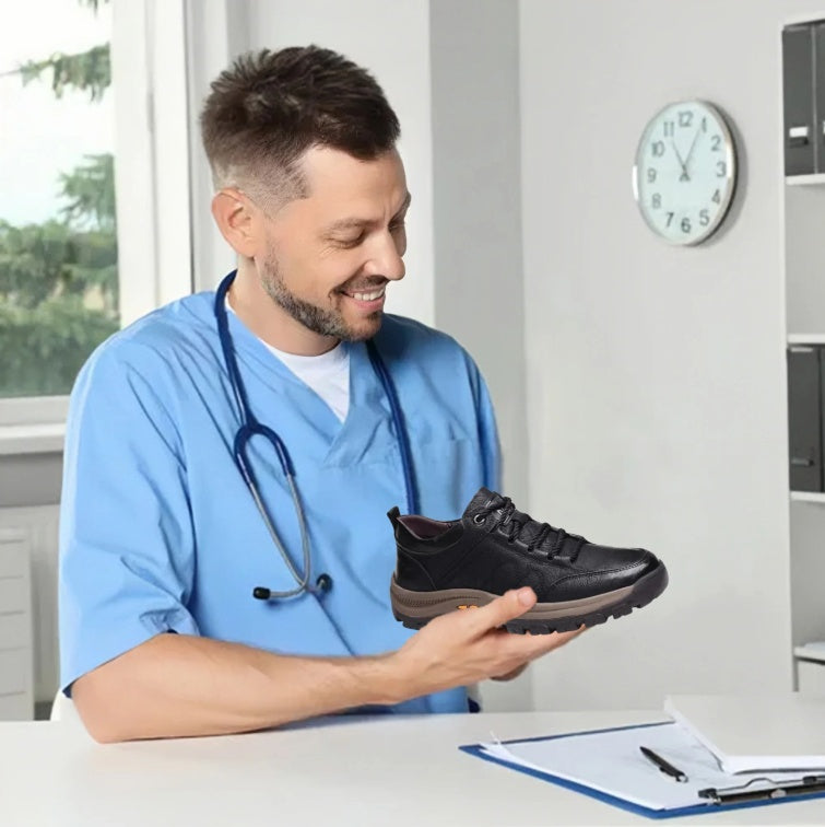 CLOUNDE® - Ortopedski čevlji za starejše | Podpora za stopalni lok | Vrhunsko usnje