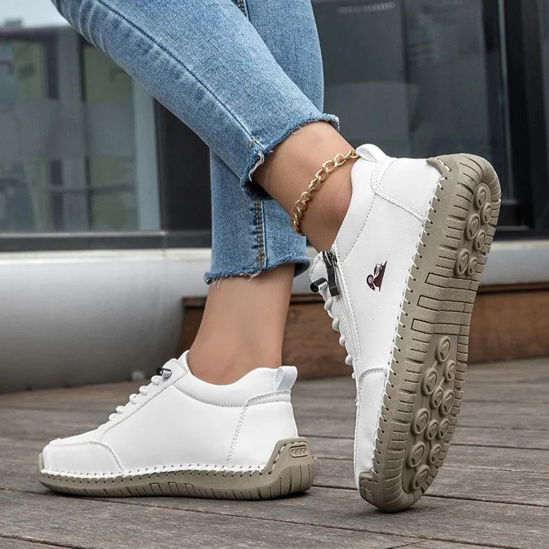 (🔥 50 % popusta - Ne zamudite!) Izbrani čevlji iz telečje kože - Ortopedski čevlji - 👞 - Trpežni, nedrseči in vodoodporni (podpora stopalnega loka, lajšanje bolečin, unisex)