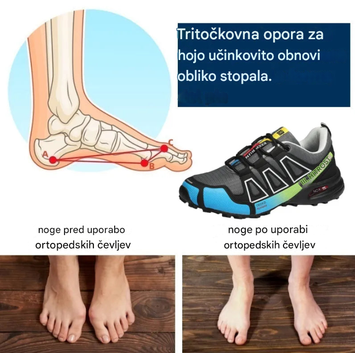 CLOUNDE® - Medicinski ortopedski čevlji | Testirani na terenih visoke nadmorske višine | Lahki in nedrseči ✅
