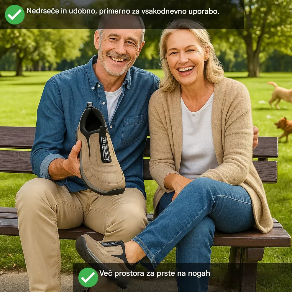 CLOUNDE | Ortopedski čevlji za starejše | Blažilni in zračni | Priporočajo zdravniki