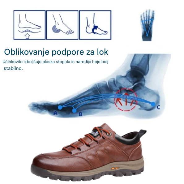 CLOUNDE® - Medicinski ortopedski čevlji | Celodnevno udobje | Vrhunsko usnje ✅